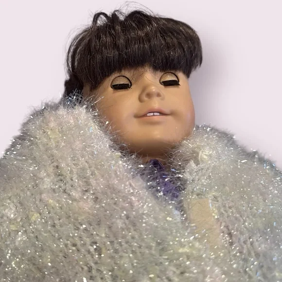 Pleasant Company American Girl Doll With Purple Sparkle Outfit And Jacket - Picture 3 of 13